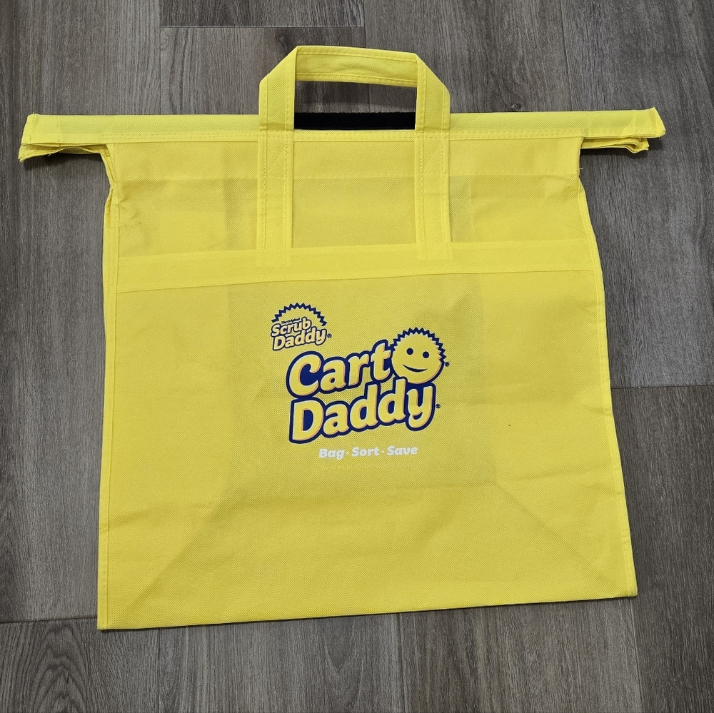Scrub Daddy Cart Daddy ReusableYellow 20"length 20" Width Grocery Bag